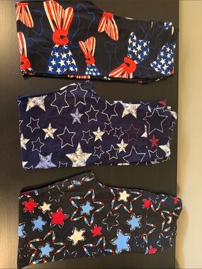 Women’s Leggings - Red, White & Blue OS